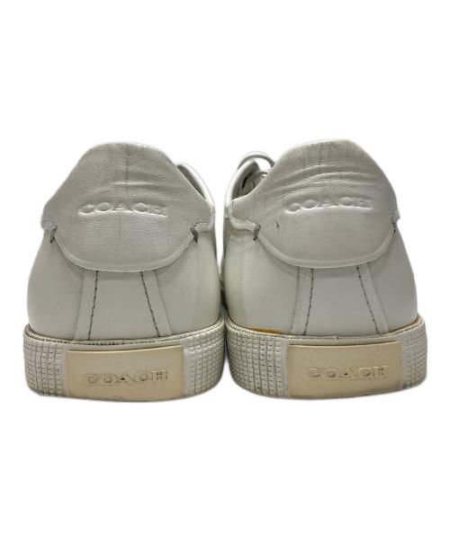 COACH（コーチ）COACH (コーチ) ローカットスニーカー ホワイト サイズ:26.5の古着・服飾アイテム
