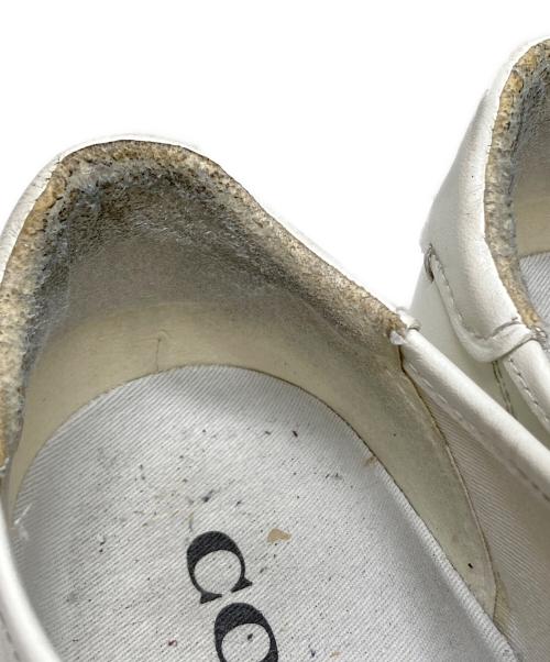 COACH（コーチ）COACH (コーチ) ローカットスニーカー ホワイト サイズ:26.5の古着・服飾アイテム