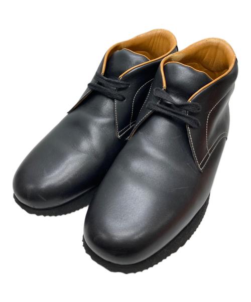 HERMES（エルメス）HERMES (エルメス) チャッカーブーツ ブラック サイズ:43の古着・服飾アイテム