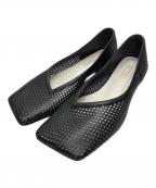 GEMMA LINNジェマ リン）の古着「スクエアトゥーパンプス」｜ブラック