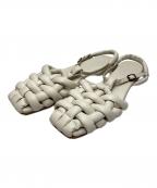 HEREUヘリュー）の古着「レザーサンダル」｜ベージュ