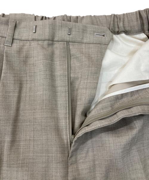 FRAMeWORK（フレームワーク）FRAMeWORK (フレームワーク) ウォッシャブルトロタックワイドパンツ ベージュ サイズ:38の古着・服飾アイテム