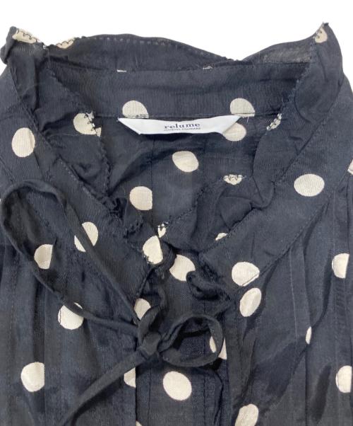 JOURNAL STANDARD relume（ジャーナルスタンダード レリューム）JOURNAL STANDARD relume (ジャーナルスタンダード レリューム) ブラウスワンピース ブラック サイズ:Fの古着・服飾アイテム