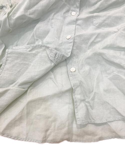 MARGARET HOWELL（マーガレットハウエル）MARGARET HOWELL (マーガレットハウエル) リネンブラウス グリーン サイズ:2の古着・服飾アイテム