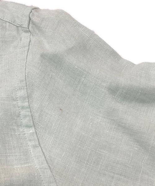 MARGARET HOWELL（マーガレットハウエル）MARGARET HOWELL (マーガレットハウエル) リネンブラウス グリーン サイズ:2の古着・服飾アイテム