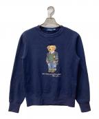 POLO RALPH LAURENポロ・ラルフローレン）の古着「ポロベアスウェット」｜ネイビー