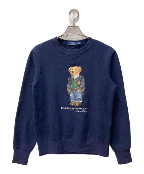 POLO RALPH LAUREN（ポロ・ラルフローレン）POLO RALPH LAUREN (ポロ・ラルフローレン) ポロベアスウェット ネイビー サイズ:XSの古着・服飾アイテム