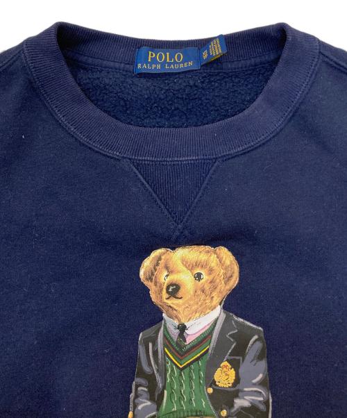 POLO RALPH LAUREN（ポロ・ラルフローレン）POLO RALPH LAUREN (ポロ・ラルフローレン) ポロベアスウェット ネイビー サイズ:XSの古着・服飾アイテム