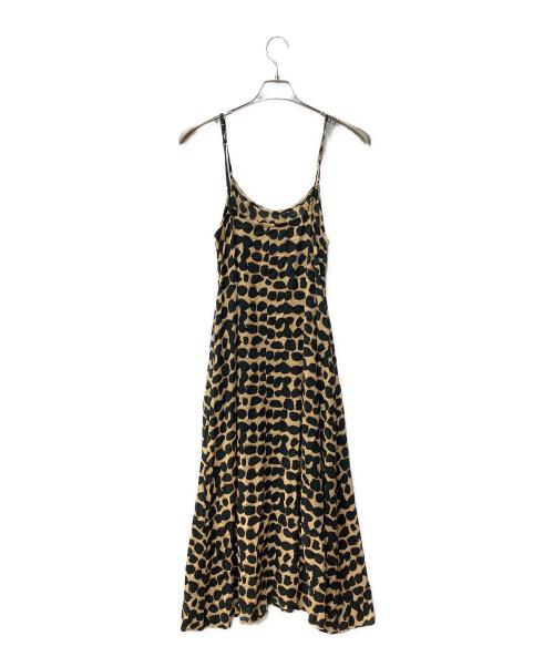 LUSANA（ルサーナ）LUSANA (ルサーナ) JEN DRESS JEN DRESS ブラウン サイズ:Sの古着・服飾アイテム