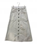 DIESELディーゼル）の古着「デニムスカート」｜グレー