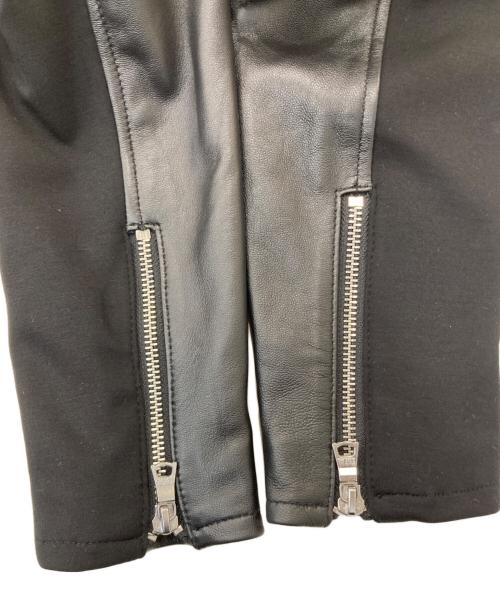 JOHNNY WOLF（ジョニーウルフ）JOHNNY WOLF (ジョニーウルフ) ラムレザーフードライダースジャケット ブラック サイズ:SIZE 2の古着・服飾アイテム