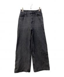 adidas（アディダス）の古着「ジップ ウォッシュド デニムパンツ」｜インディゴ