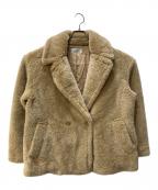 JOURNAL STANDARD relumeジャーナルスタンダード レリューム）の古着「Wフロントボアジャケット」｜ベージュ