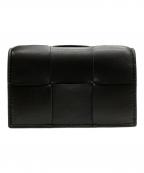 BOTTEGA VENETAボッテガベネタ）の古着「カセットビジネスカードケース」｜ブラック