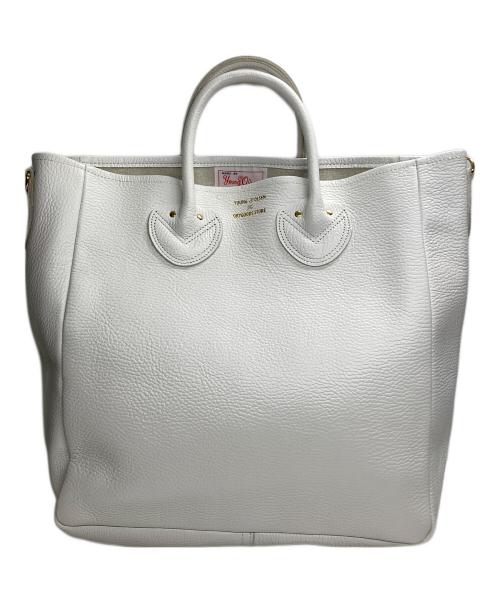 YOUNG & OLSEN The DRYGOODS STORE（ヤングアンドオルセン ザ ドライグッズストア）YOUNG & OLSEN The DRYGOODS STORE (ヤングアンドオルセン ザ ドライグッズストア) レザートートバッグ ホワイト サイズ:記載なしの古着・服飾アイテム