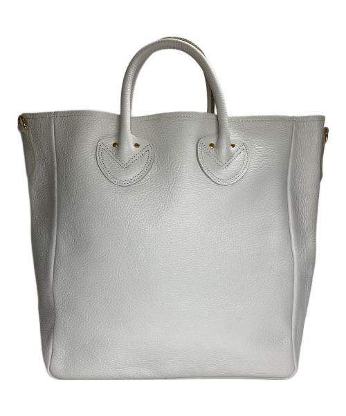 YOUNG & OLSEN The DRYGOODS STORE（ヤングアンドオルセン ザ ドライグッズストア）YOUNG & OLSEN The DRYGOODS STORE (ヤングアンドオルセン ザ ドライグッズストア) レザートートバッグ ホワイト サイズ:記載なしの古着・服飾アイテム