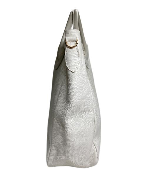 YOUNG & OLSEN The DRYGOODS STORE（ヤングアンドオルセン ザ ドライグッズストア）YOUNG & OLSEN The DRYGOODS STORE (ヤングアンドオルセン ザ ドライグッズストア) レザートートバッグ ホワイト サイズ:記載なしの古着・服飾アイテム