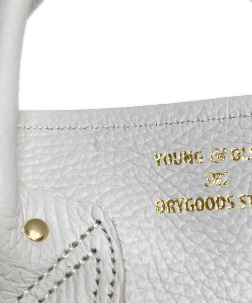 YOUNG & OLSEN The DRYGOODS STORE（ヤングアンドオルセン ザ ドライグッズストア）YOUNG & OLSEN The DRYGOODS STORE (ヤングアンドオルセン ザ ドライグッズストア) レザートートバッグ ホワイト サイズ:記載なしの古着・服飾アイテム