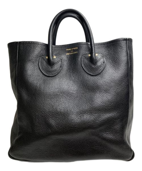 YOUNG & OLSEN The DRYGOODS STORE（ヤングアンドオルセン ザ ドライグッズストア）YOUNG & OLSEN The DRYGOODS STORE (ヤングアンドオルセン ザ ドライグッズストア) レザートートバッグ ブラック サイズ:記載なしの古着・服飾アイテム