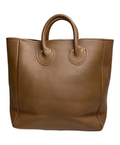 YOUNG & OLSEN The DRYGOODS STORE（ヤングアンドオルセン ザ ドライグッズストア）YOUNG & OLSEN The DRYGOODS STORE (ヤングアンドオルセン ザ ドライグッズストア) レザートートバッグ ブラウン サイズ:記載なしの古着・服飾アイテム