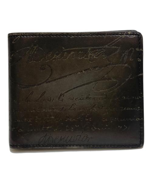 Berluti（ベルルッティ）Berluti (ベルルッティ) 2つ折り財布 ブラックの古着・服飾アイテム