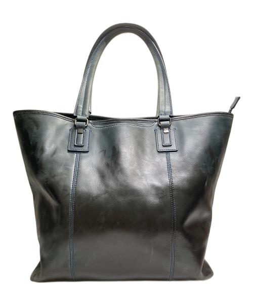 grungeall（グランジオール）grungeall (グランジオール) レザートートバッグ ネイビーの古着・服飾アイテム