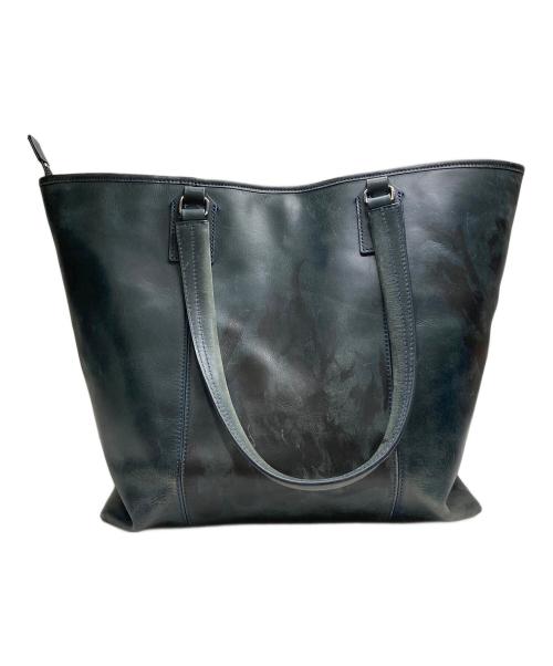 grungeall（グランジオール）grungeall (グランジオール) レザートートバッグ ネイビーの古着・服飾アイテム