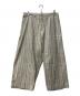 Y's（ワイズ）の古着「ストライプ ワイドパンツ」｜ベージュ