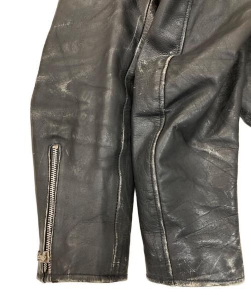 ASHY（アシィ）ASHY (アシィ) カウレザーライダースジャケット ブラック サイズ:サイズ表記無しの古着・服飾アイテム