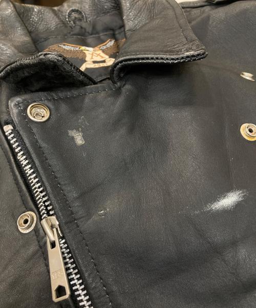 ASHY（アシィ）ASHY (アシィ) カウレザーライダースジャケット ブラック サイズ:サイズ表記無しの古着・服飾アイテム