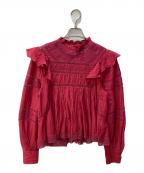 ISABEL MARANT ETOILEイザベルマランエトワール）の古着「ブラウス」｜レッド