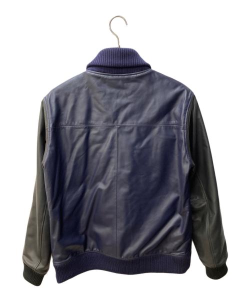 AMPLIATE（アンプリアーテ）AMPLIATE (アンプリアーテ) Full Color Combination Blouson ブラック×ブルー サイズ:XLの古着・服飾アイテム