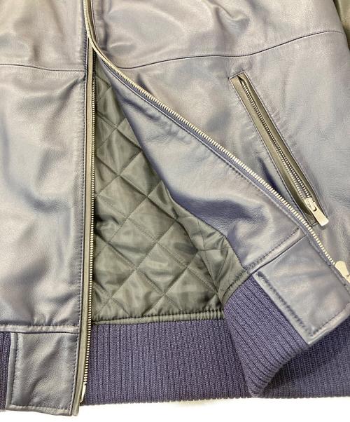 AMPLIATE（アンプリアーテ）AMPLIATE (アンプリアーテ) Full Color Combination Blouson ブラック×ブルー サイズ:XLの古着・服飾アイテム