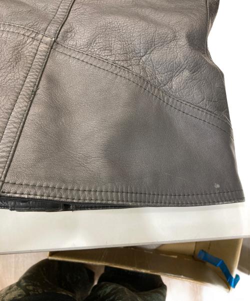 MARITHE+FRANCOIS GIRBAUD（マリテフランソワジルボー）MARITHE+FRANCOIS GIRBAUD (マリテフランソワジルボー) レザーライダースジャケット ブラック サイズ:SIZE 40の古着・服飾アイテム