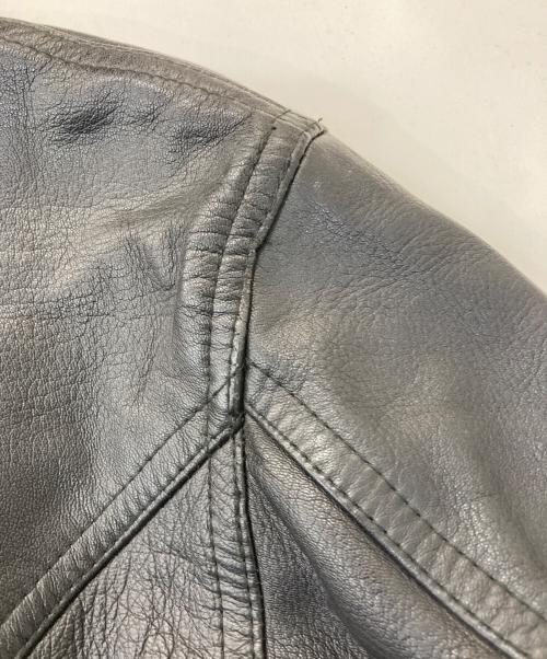 MARITHE+FRANCOIS GIRBAUD（マリテフランソワジルボー）MARITHE+FRANCOIS GIRBAUD (マリテフランソワジルボー) レザーライダースジャケット ブラック サイズ:SIZE 40の古着・服飾アイテム