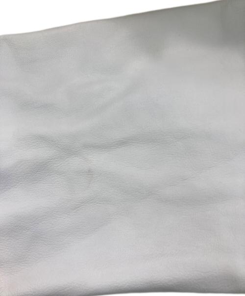 LEVI'S（リーバイス）LEVI'S (リーバイス) stussy (ステューシー) レザートラッカージャケット ホワイト サイズ:Ｓの古着・服飾アイテム