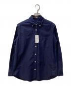 MUSEミューズ）の古着「ボタンダウンシャツ」｜ネイビー