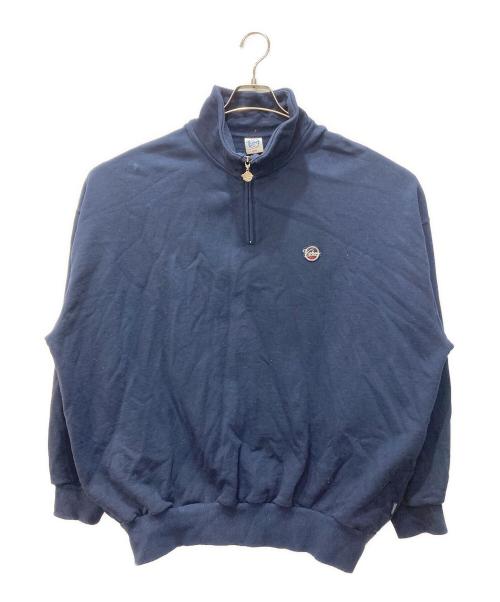 KEBOZ（ケボズ）KEBOZ (ケボズ) ハーフジップスウェット ネイビー サイズ:Lの古着・服飾アイテム
