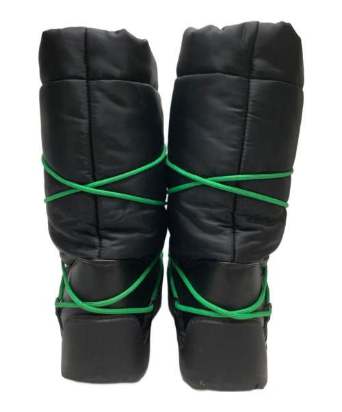 BOTTEGA VENETA（ボッテガベネタ）BOTTEGA VENETA (ボッテガベネタ) パドルボンバーレースアップブーツ ブラック サイズ:40の古着・服飾アイテム