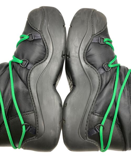 BOTTEGA VENETA（ボッテガベネタ）BOTTEGA VENETA (ボッテガベネタ) パドルボンバーレースアップブーツ ブラック サイズ:40の古着・服飾アイテム