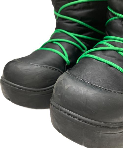 BOTTEGA VENETA（ボッテガベネタ）BOTTEGA VENETA (ボッテガベネタ) パドルボンバーレースアップブーツ ブラック サイズ:40の古着・服飾アイテム