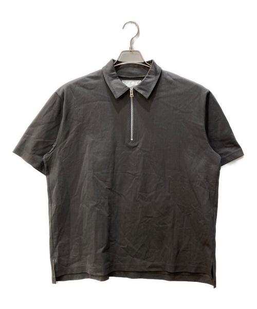 sacai（サカイ）sacai (サカイ) ハーフジップポロシャツ グレー サイズ:Mの古着・服飾アイテム