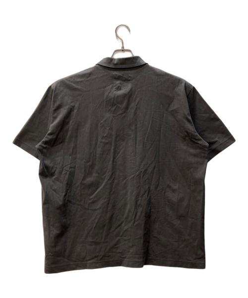 sacai（サカイ）sacai (サカイ) ハーフジップポロシャツ グレー サイズ:Mの古着・服飾アイテム