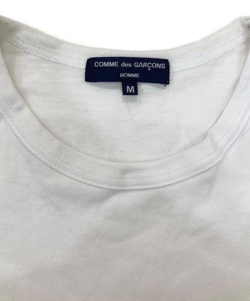 COMME des GARCONS（コムデギャルソン）COMME des GARCONS (コムデギャルソン) 綿天竺 製品プリント S/S Tシャツ ホワイト サイズ:Mの古着・服飾アイテム