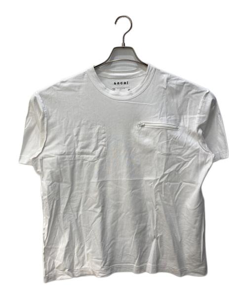 sacai（サカイ）sacai (サカイ) Cotton Jersey T-Shirt Tシャツ ホワイト サイズ:2の古着・服飾アイテム