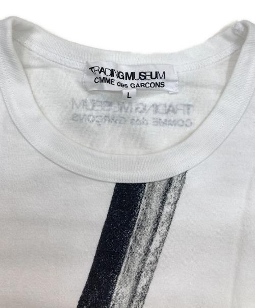 COMME des GARCONS（コムデギャルソン）COMME des GARCONS (コムデギャルソン) プリントTシャツ ホワイト サイズ:Lの古着・服飾アイテム