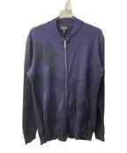 EMPORIO ARMANIエンポリオアルマーニ）の古着「ドライバーズニット」｜ネイビー