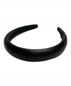 COACHコーチ）の古着「レザーカチューシャ」｜ブラック