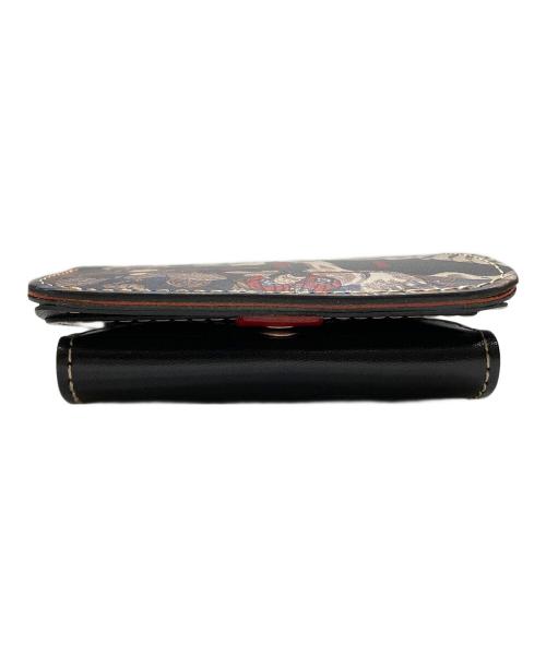 Quatro gats（クアトロガッツ）Quatro gats (クアトロガッツ) 小さいふ 歌川国芳 相馬の古内裏 がしゃどくろ ブラックの古着・服飾アイテム