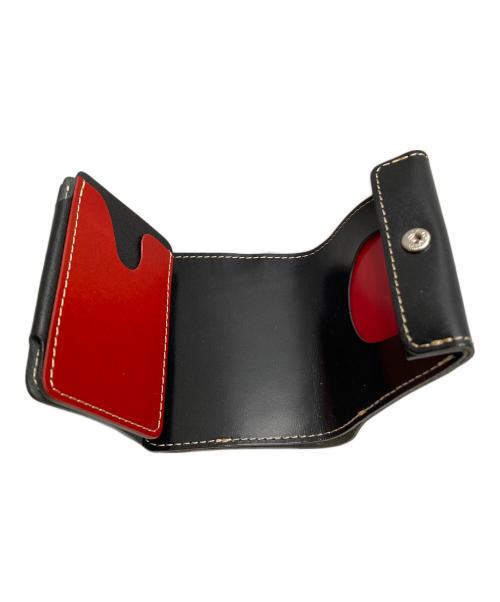 Quatro gats（クアトロガッツ）Quatro gats (クアトロガッツ) 小さいふ 歌川国芳 相馬の古内裏 がしゃどくろ ブラックの古着・服飾アイテム